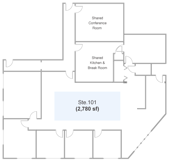 Suite 101 Floorplan
